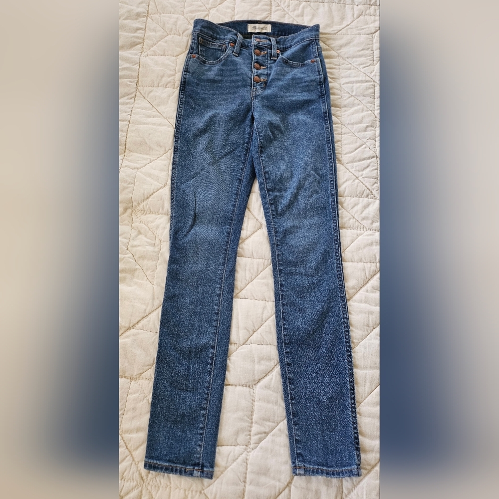 Madewell 10" 4 button fly High Rise Skinny Jeans- Size 24